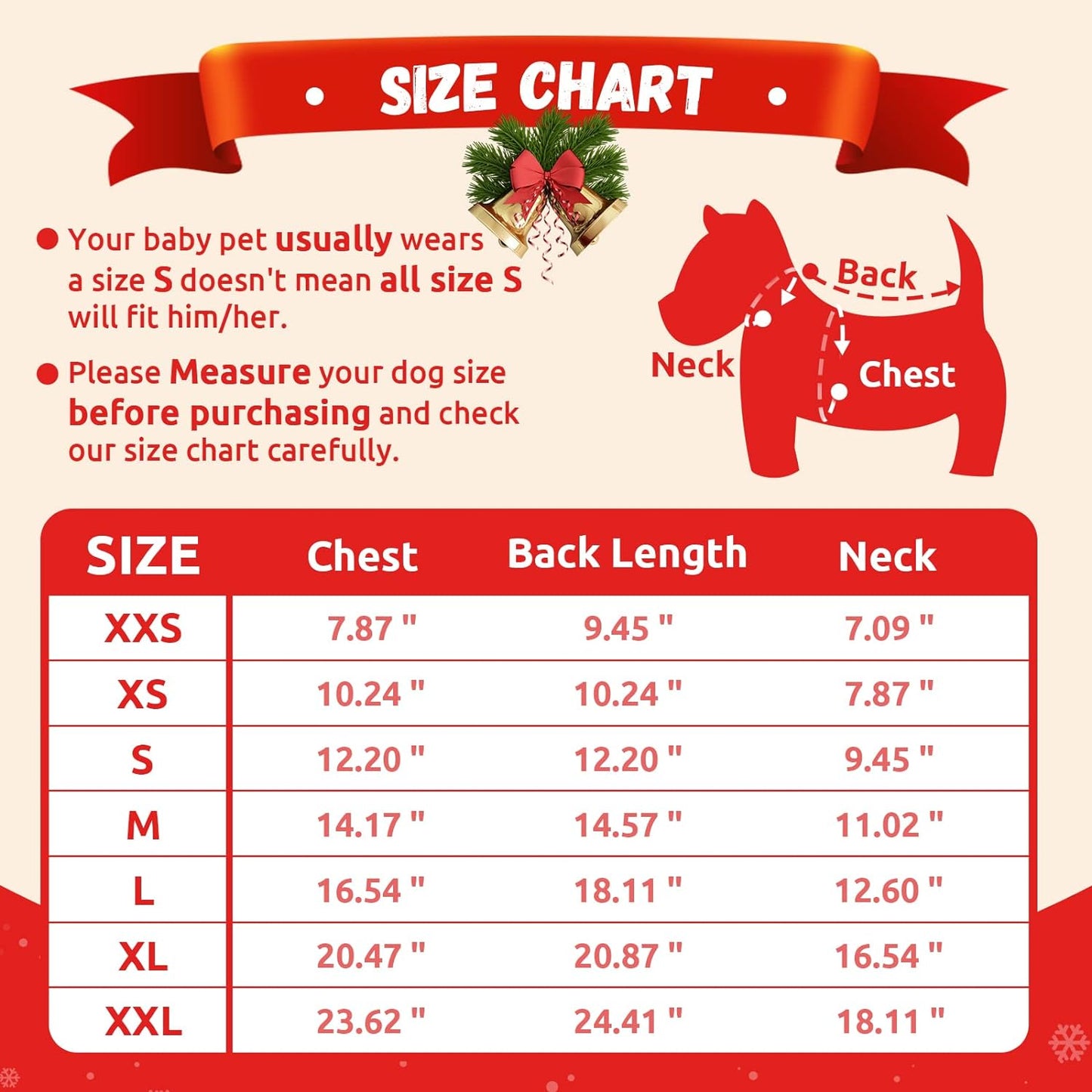 Ugly Christmas Dog Sweater Reindeer Xmas Dog Outfits Pet Dog Holiday Costumes Red Puppy Cat Winter Knitwear Clothes Turtleneck Warm Jumper Clothes for Small Medium Large Dogs(Red,M)